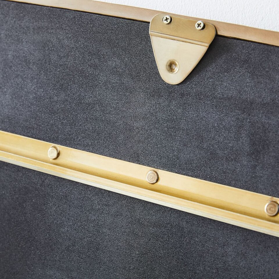 MidCentury Asymmetrical Metal Mirror 72 cm W x 167 cm H West Elm